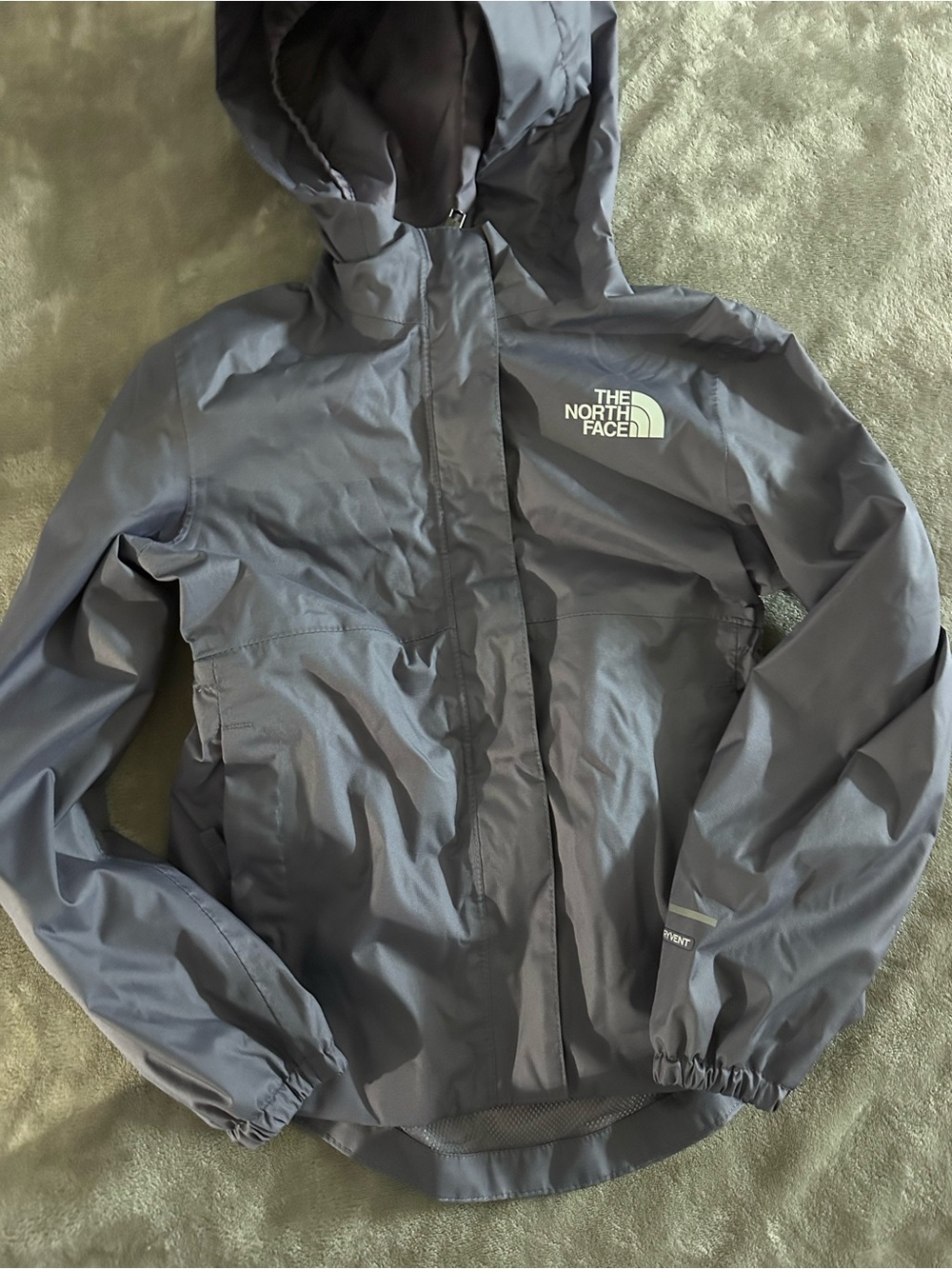 The North Face Kids Purple Hooded Raincoat